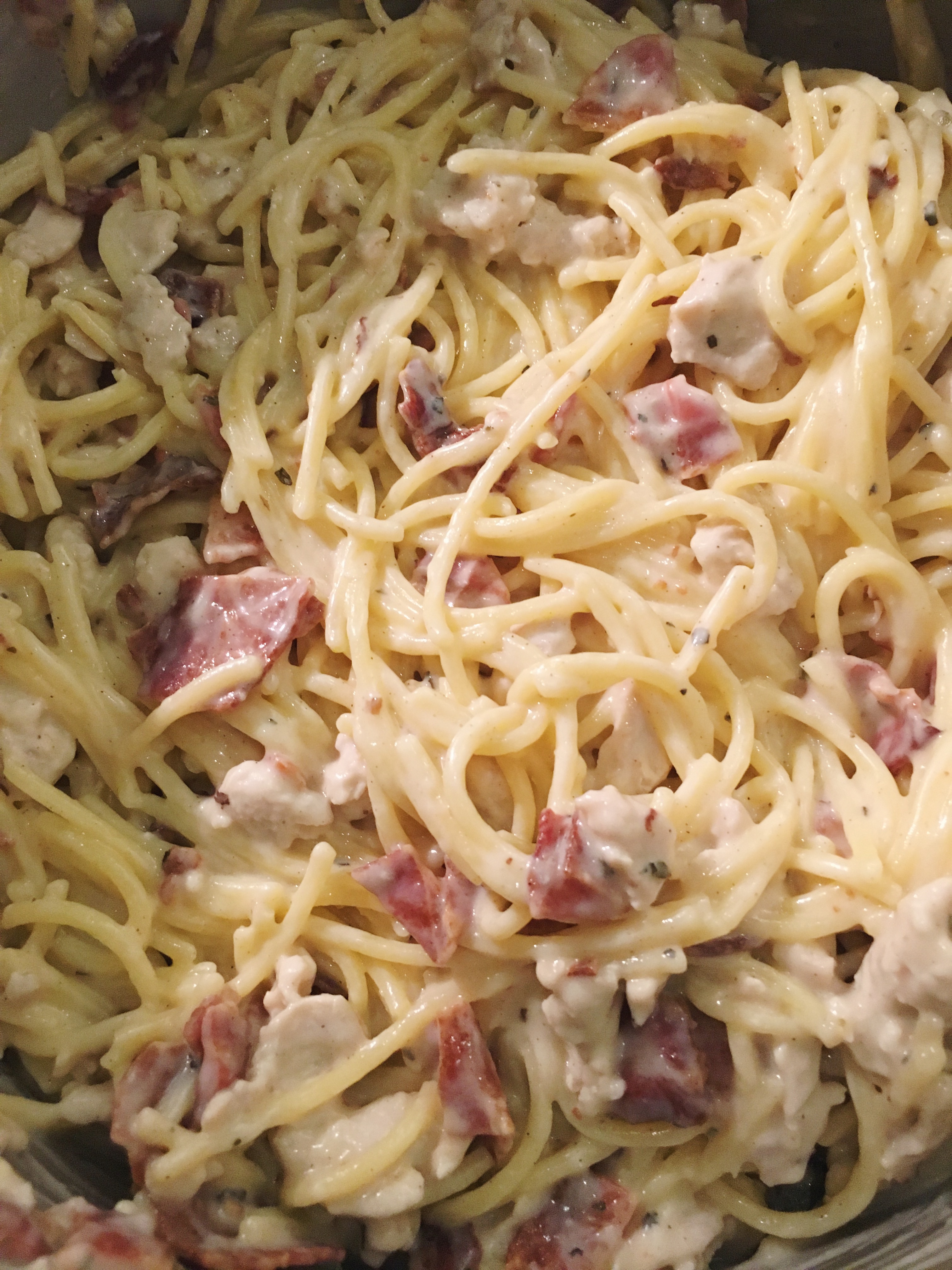 Creamy Chicken Carbonara